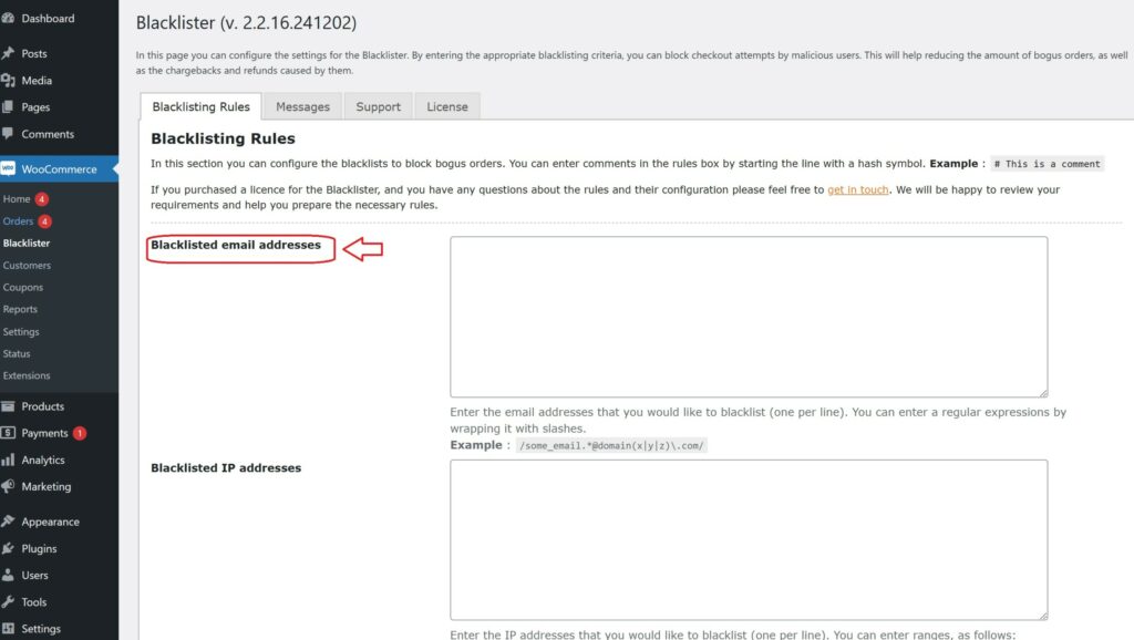 Block Malicious Email Addresses