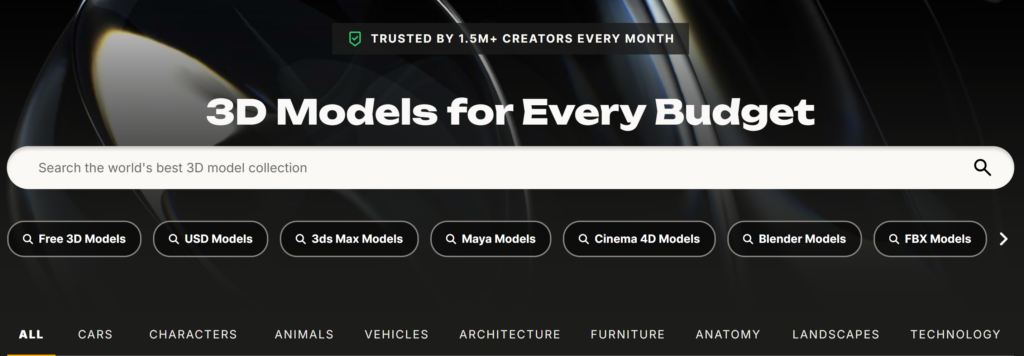 Sell Your 3D Models and Rendered Assets Online