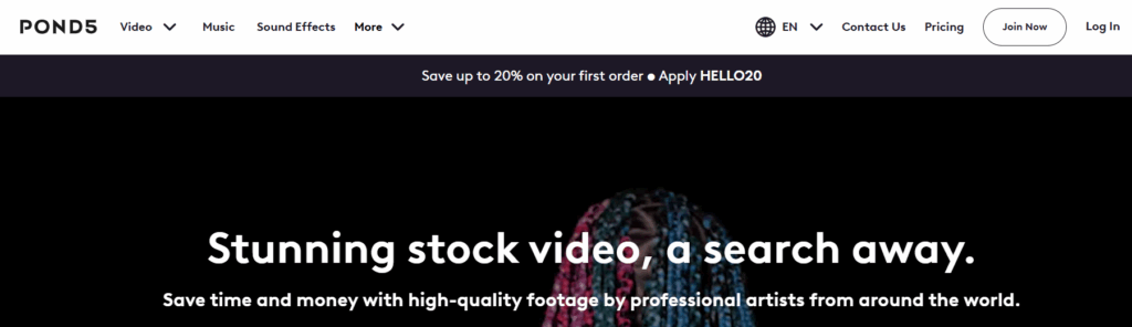 Sell motion graphics online
